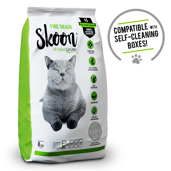 Skoon Cat Litter Fine Grain - 12 weeks